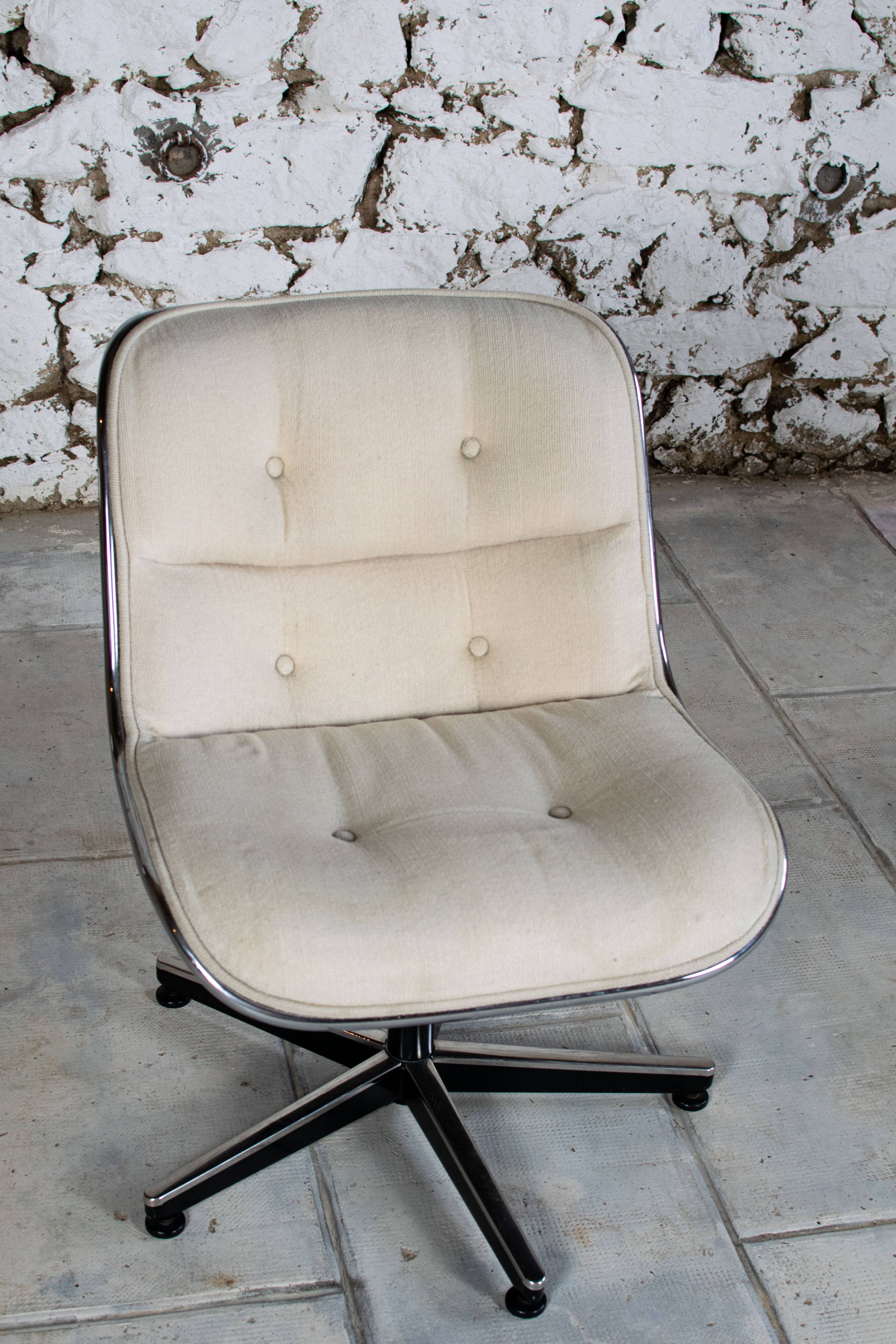 Fauteuil executive Charles Pollock pour Knoll, 1960