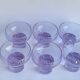 Set of 6 Alexandrit glasses designed by Sergio Asti for Arnolfo di Cambio