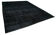 Handmade oriental overdyed 298 cm x 413 cm black wool carpet