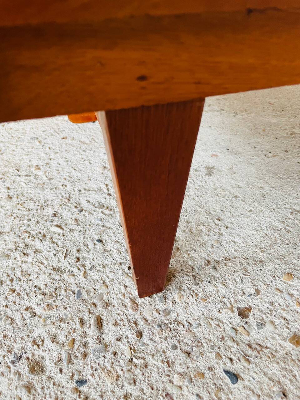 Vintage Scandinavian style oak chest of drawers circa 70's