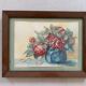 Tableau bouquet pastel