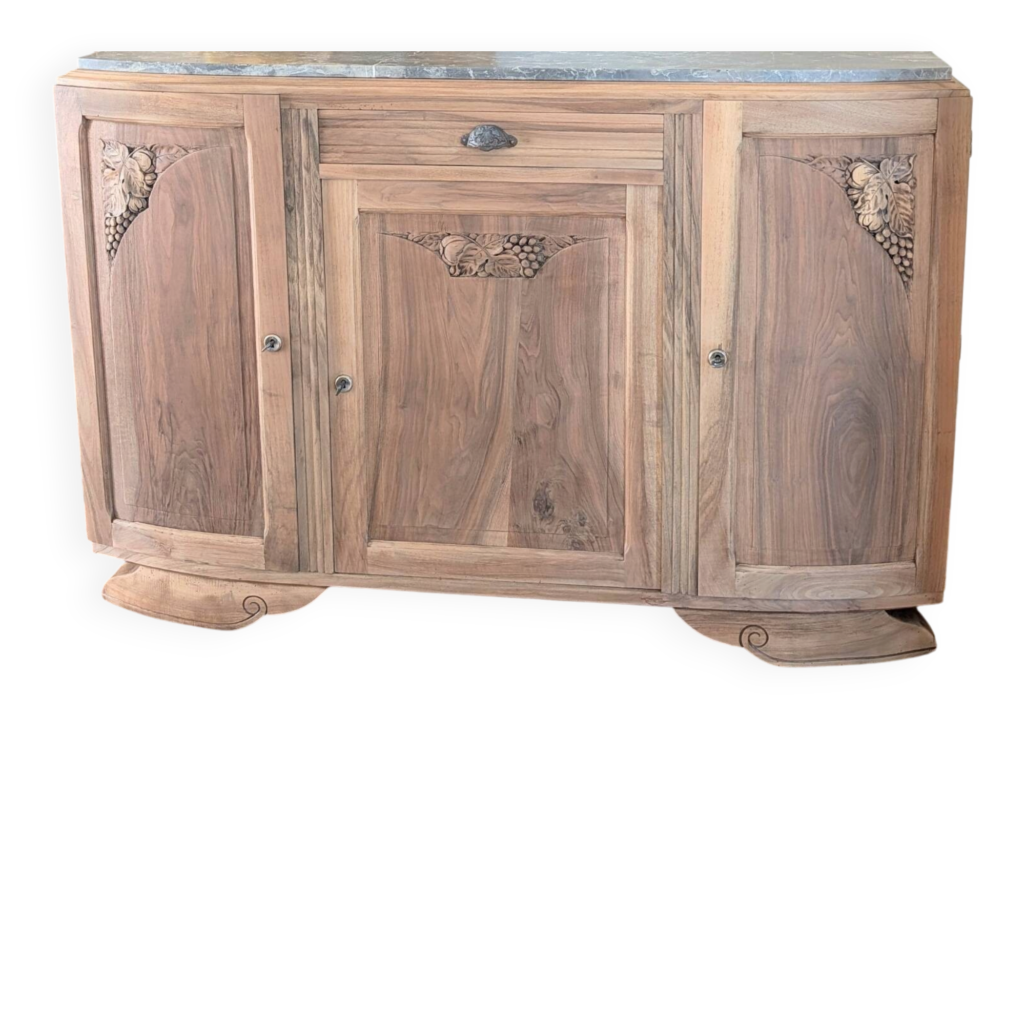 Buffet art déco en noyer