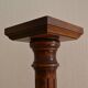 Wooden column pedestal in Louis XVI style, height: 93 cm.