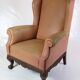 Antique High Flap Chair In Chesterfield Style From 1920s