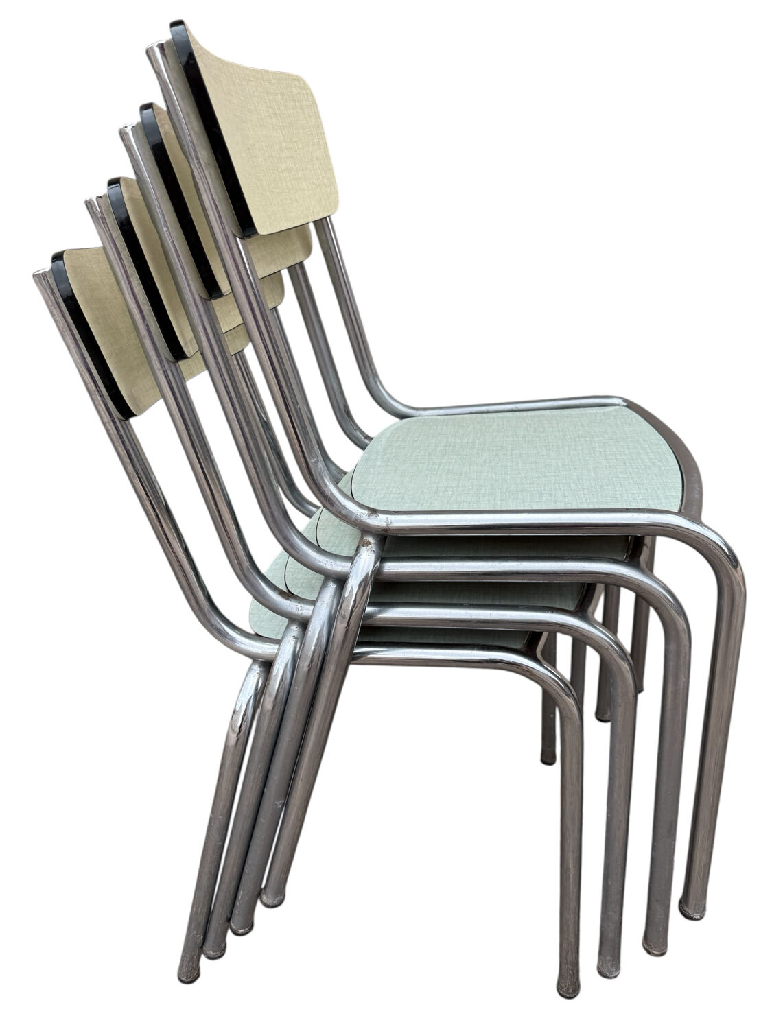 4 Formica chairs from the 50s France