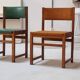 Quatre chaises du milieu du siècle