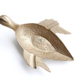 Brass bird ashtray, 50s