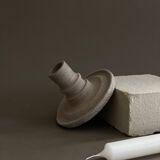 Stoneware candle holder - Ceramic essential