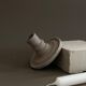 Stoneware candle holder - Ceramic essential