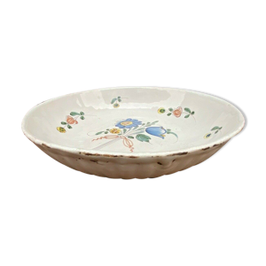 Plat creux en faience