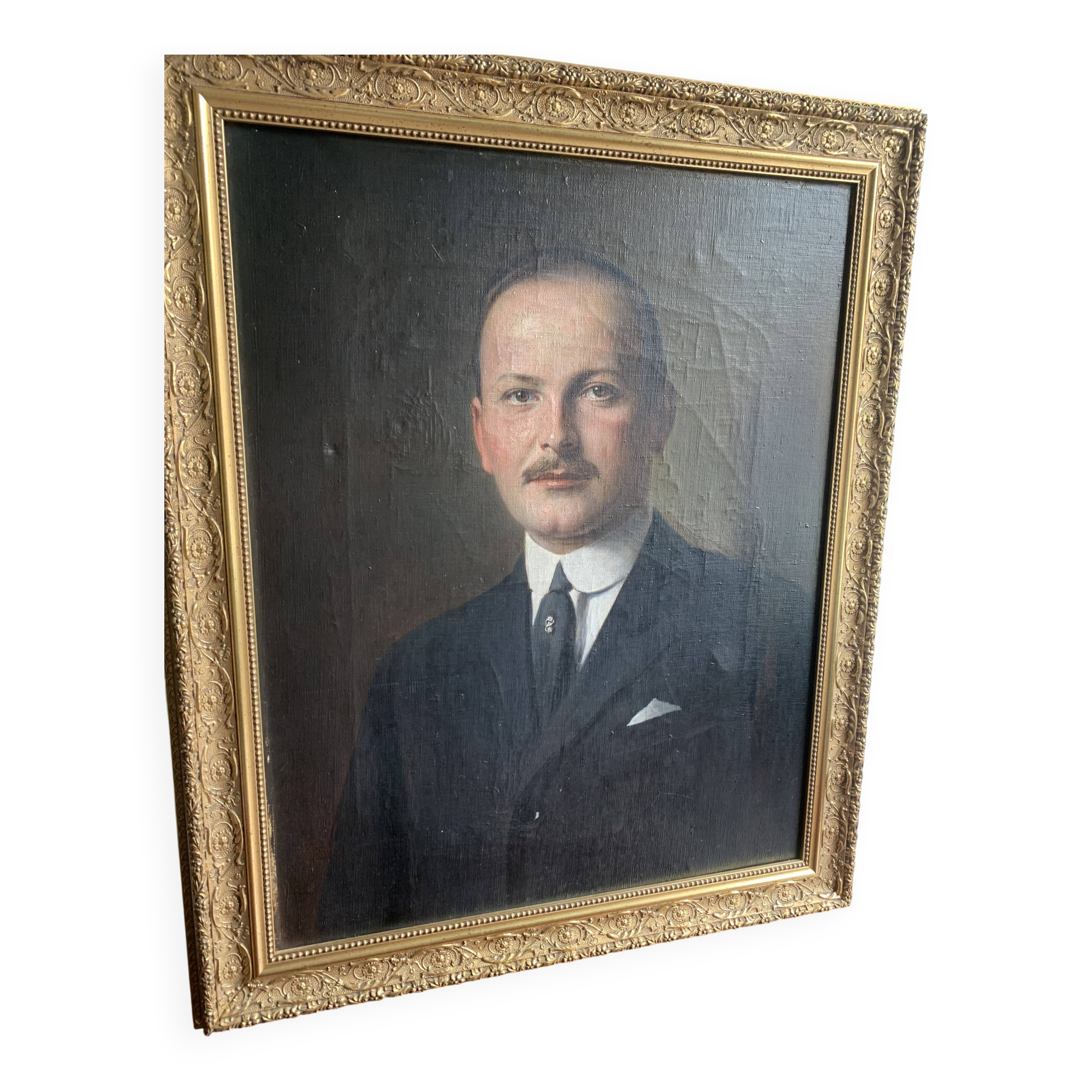 Oil painting "Portrait of a Man", 1922