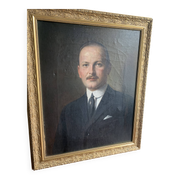 Oil painting "Portrait of a Man", 1922