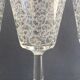 Set de 6 verres à porto ciselés