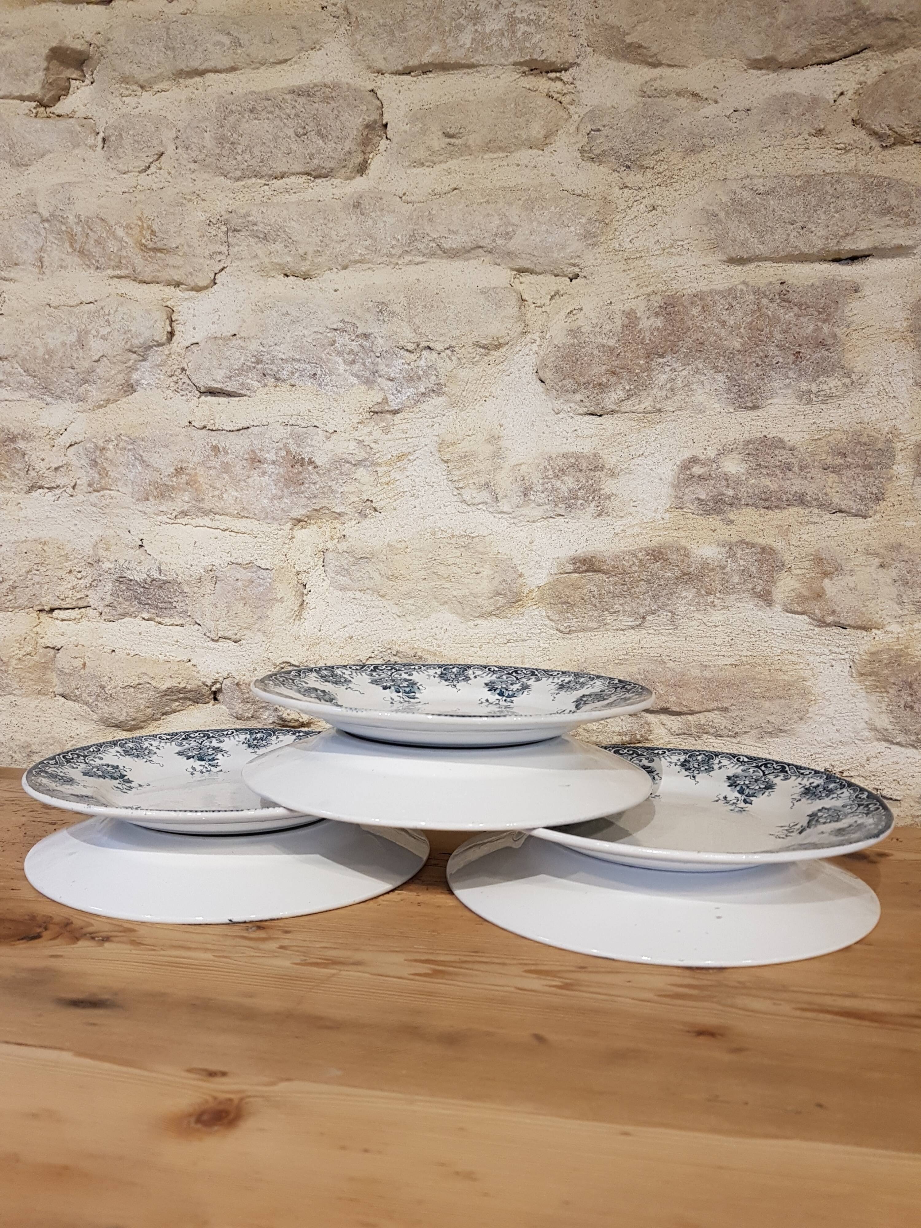 Lot of 6 plates