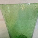 Biot glass vase