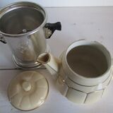 Vintage Pegasus coffee maker, 2 cups, ceramic