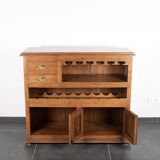 Vintage bar cabinet, bottle rack, with drawers