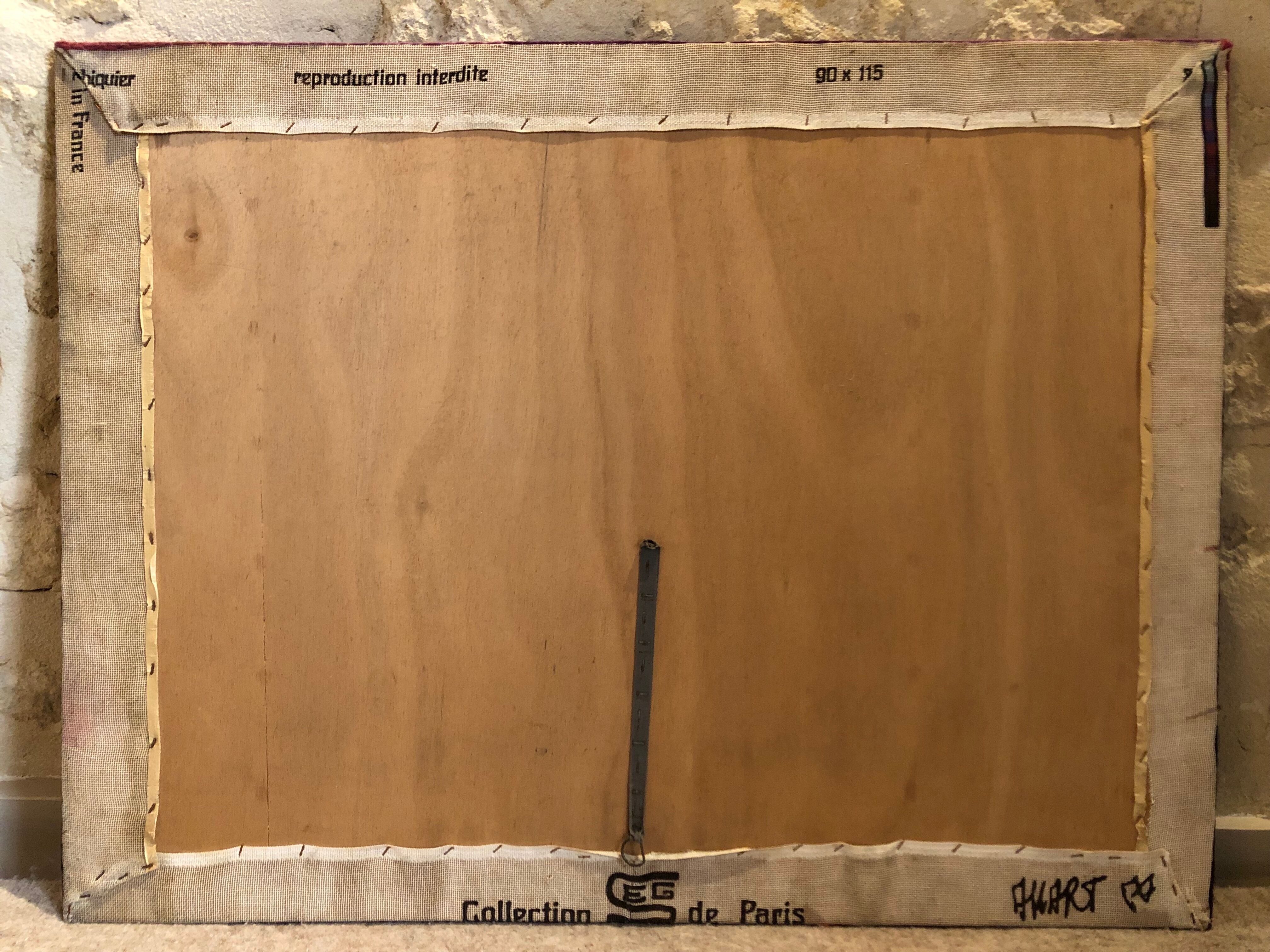 Kinetic tapestry by Patrice Allart