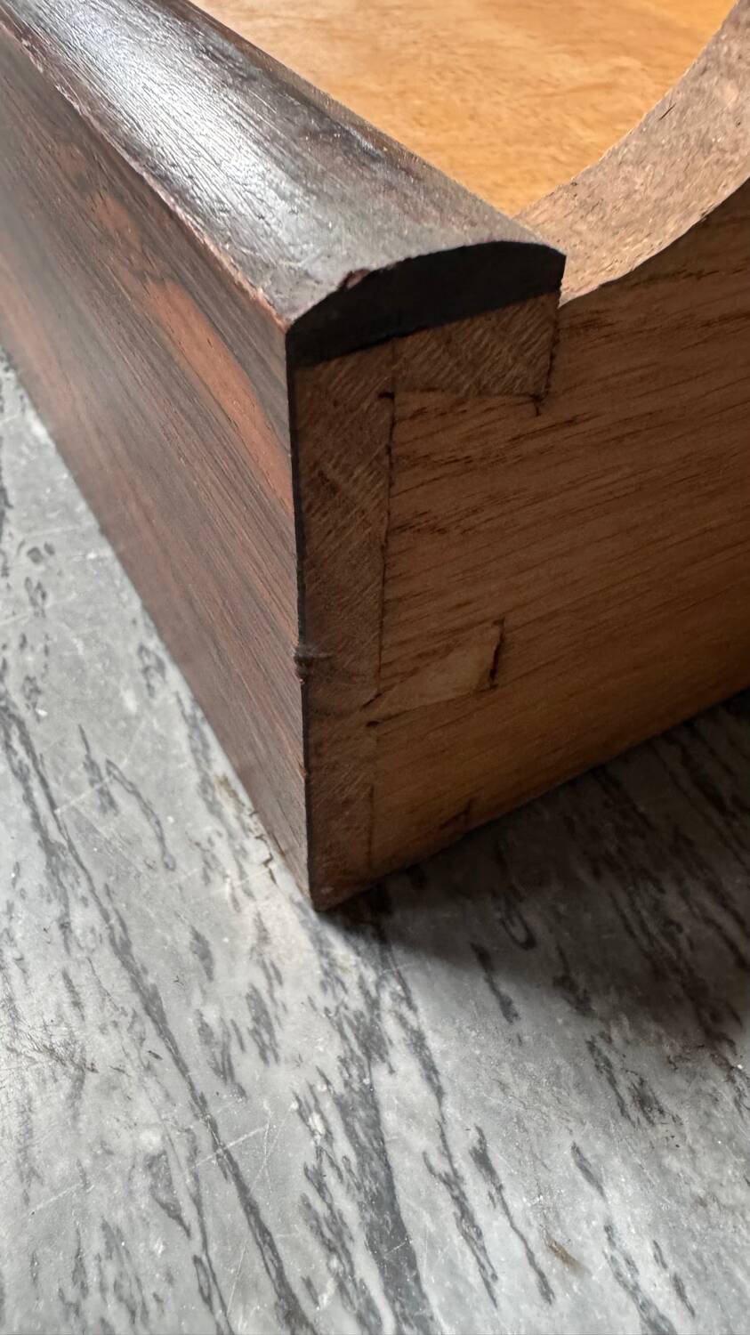 Antique chest of drawers with marble top