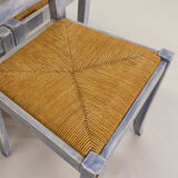 6 mulched provencal style chairs