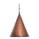 Cone shaped handmade pendant from Denmark, 1970s