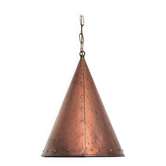 Pendentif conique fait main, provenant du Danemark, années 1970
