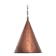Cone shaped handmade pendant from Denmark, 1970s