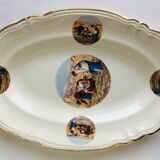 Plat en faïence