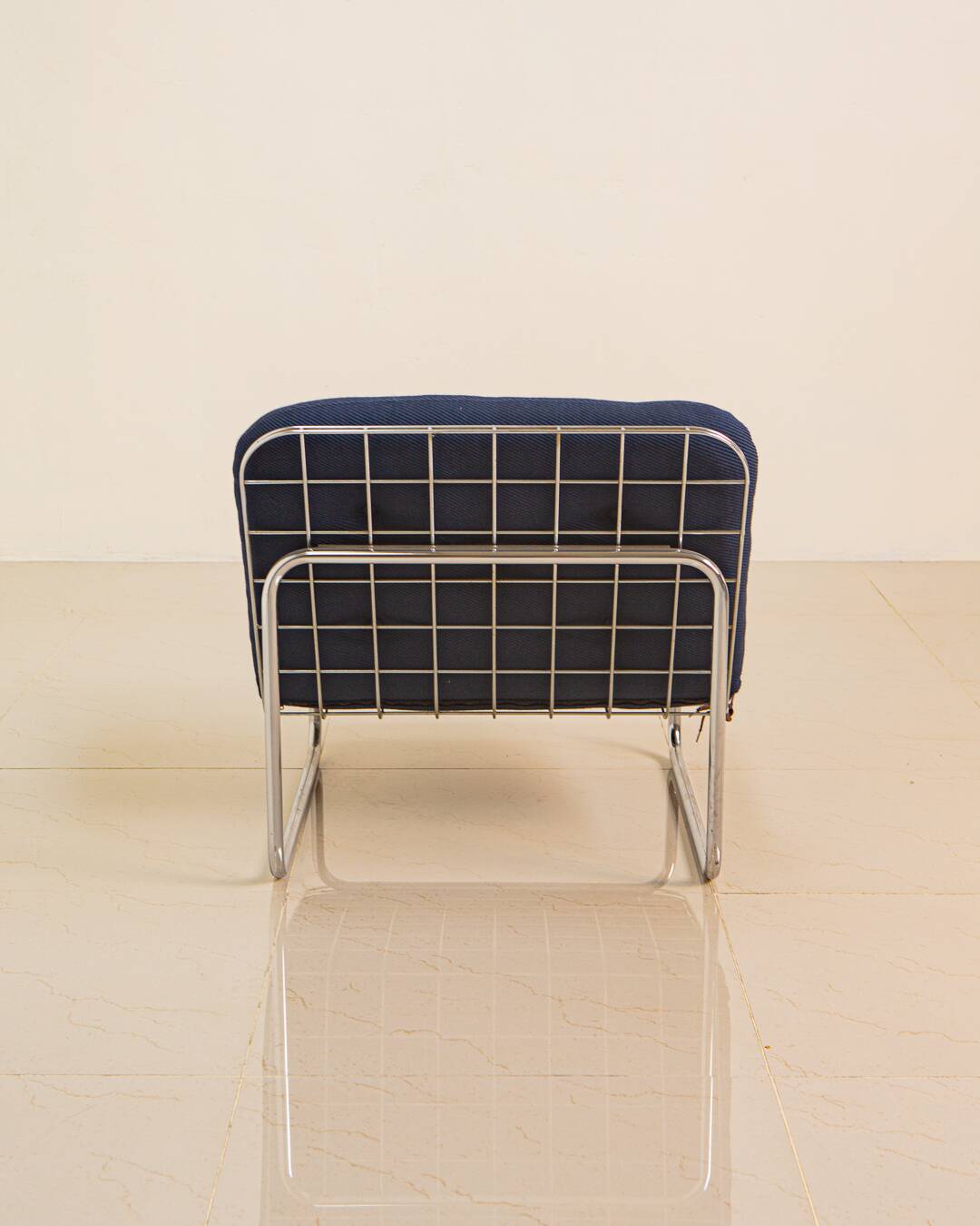 Pair of blue "666" armchairs by Kho Liang for Artifort 70's