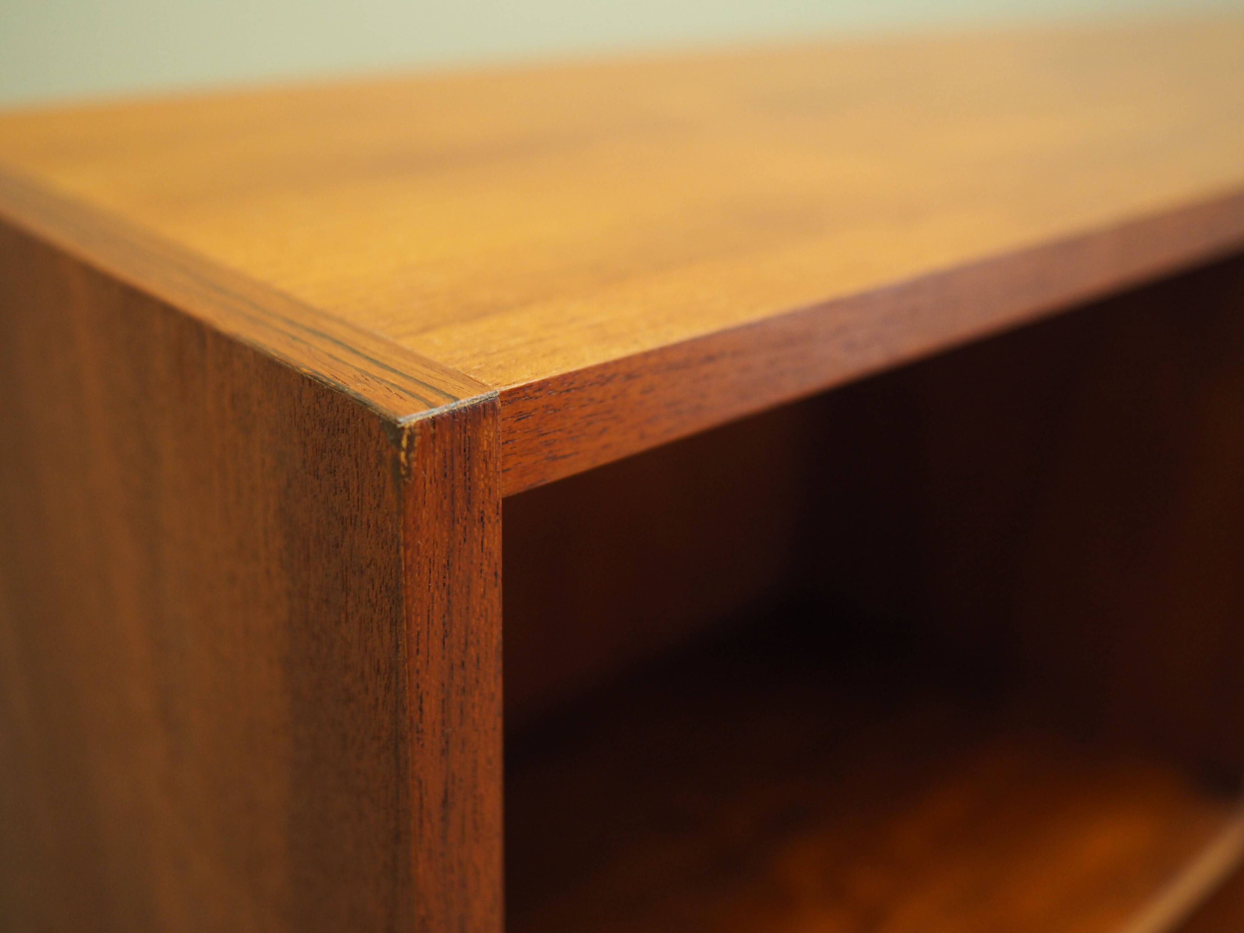 Teak bookcase, Danish design, 1970s, production: Denmark