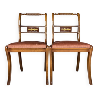 Dining chair set, Italy, 1960s