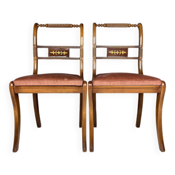 Dining chair set, Italy, 1960s