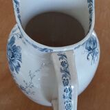 Sarreguemines earthenware pitcher