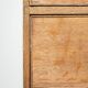 Large antique English blonde oak chest of drawers from the 18th century