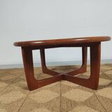 Niels Bach teak coffee table, Denmark 1970s