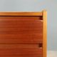 Commode vintage en teck à 3 tiroirs, design Italie, années 1960