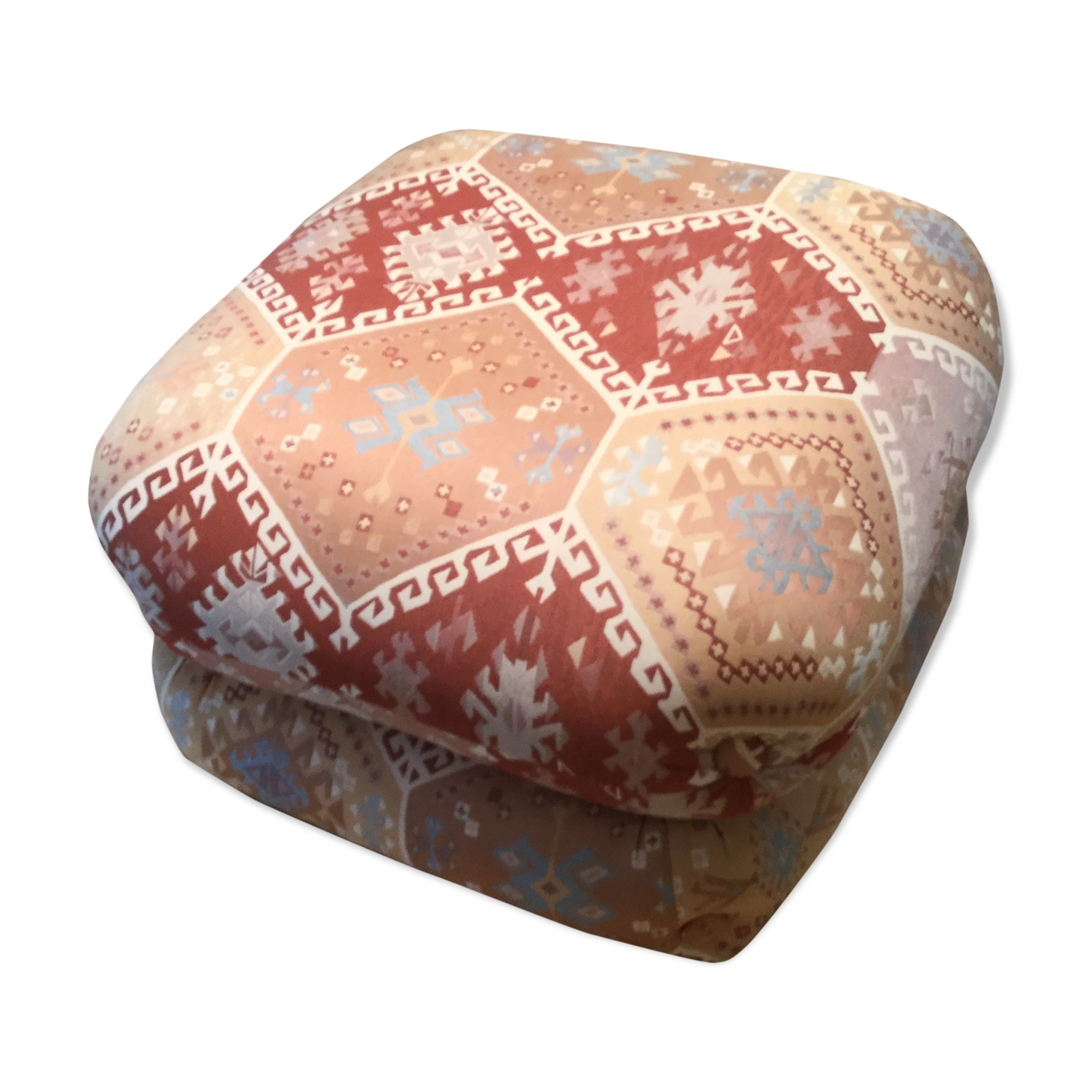 Pouf 2 rotating cushions