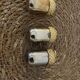 🌟 Vintage Trio of Acorn Salt and Pepper Shakers (Silver & Gold Metal)