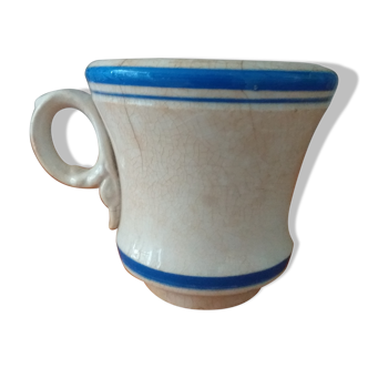 Brûlot en porcelaine blanche et bleue