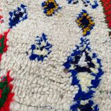 Azilal rug in wool and handmade cotton 110x215cm