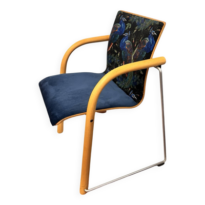 Chaise rembourrée, modèle S320, design W. Schneider, U. Böhme, Thonet, Allemagne, 1984