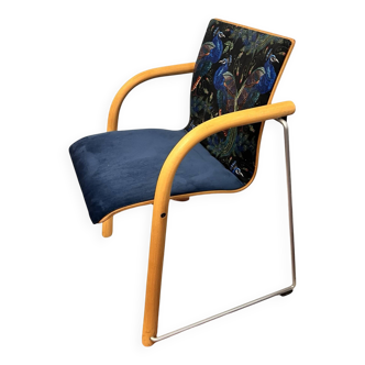 Chaise rembourrée, modèle S320, design W. Schneider, U. Böhme, Thonet, Allemagne, 1984
