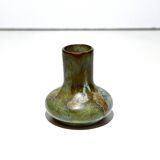 Suite de 7 vases miniatures en grès,Denbac & Charles Greber France début XX