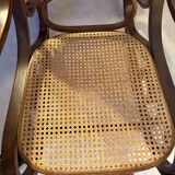 Rocking chair with caning