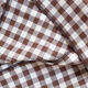 Serviette vichy marron