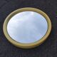 Miroir rond beige pop vintage 70