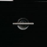 Comò Cassettiera In Ebano Macassar E Specchio Cubic Design Modern 70