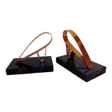 Pair of Gold Starry design bookends