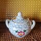 Sugar bowl, Sarreguemines earthenware factory, France