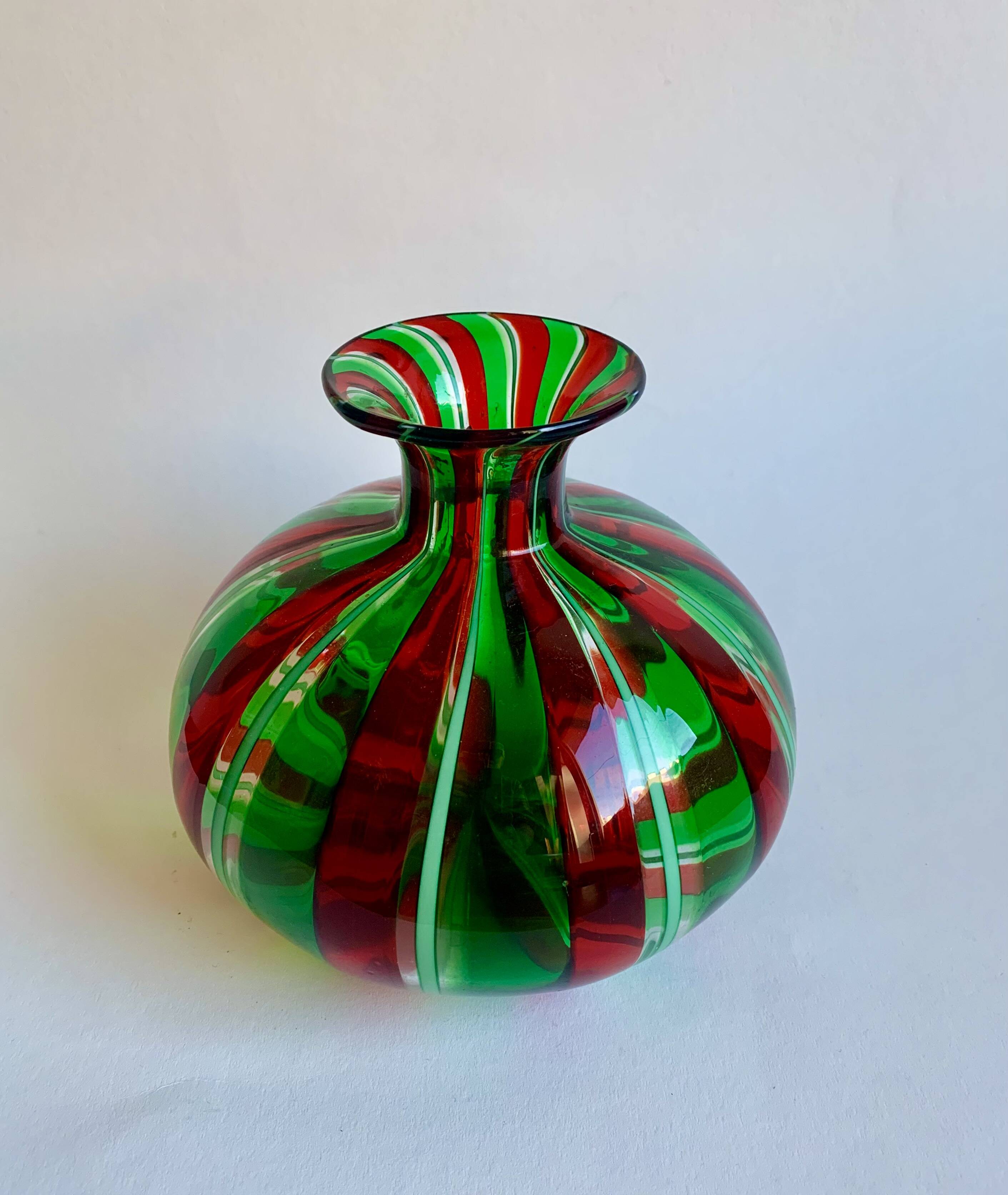 Italian Murano Venetian Glass Vase